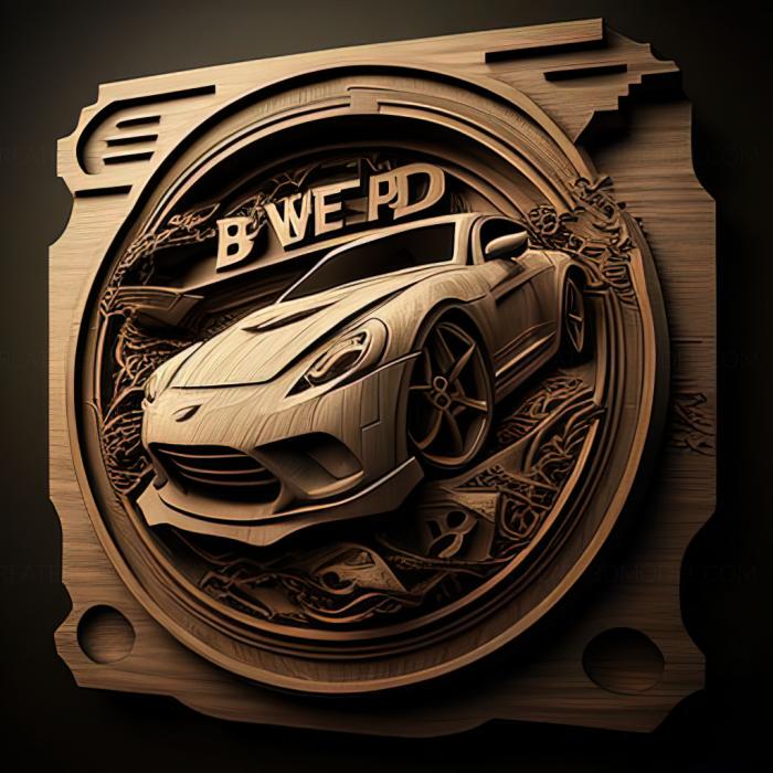 نموذج ثلاثي الأبعاد لآلة CNC ألعاب سانت Need for Speed Most Wanted